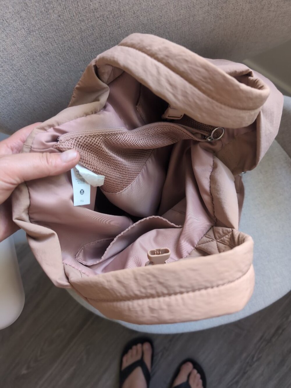 LULULEMON ON MY LEVEL Pink Clay BAG - Picture 5 of 9